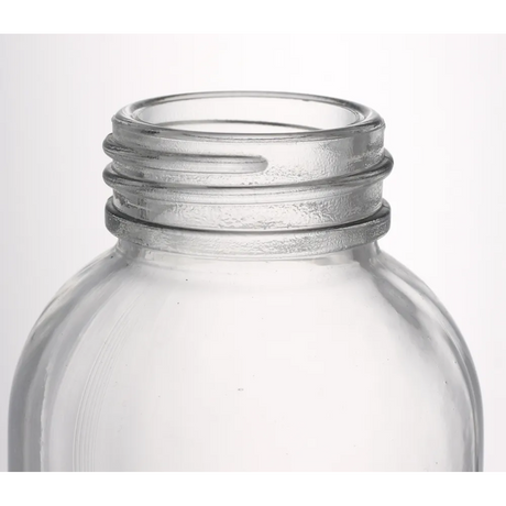 Glass Bottle Reusable Clear Bottle for Water, Juice, or Storage Now Available- Furaha Finds Kenya