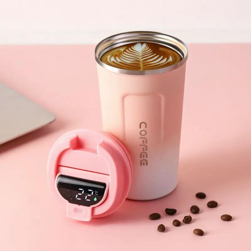 Smart Lid Thermal Coffee Tumbler Kitchenware Tumblers