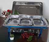 High Quality Stainless Steel 11L Chafing Dish with 1, 2, or 3 Tray Inserts