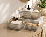 3PCS Mesh Storage Basket Set Storage basket Household Storage Baskets