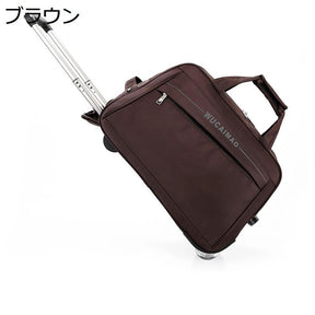 24-Inch Rolling Travel Suitcase – Waterproof Oxford Trolley Bag with Durable Wheels Suitcase Carry-On Suitcases