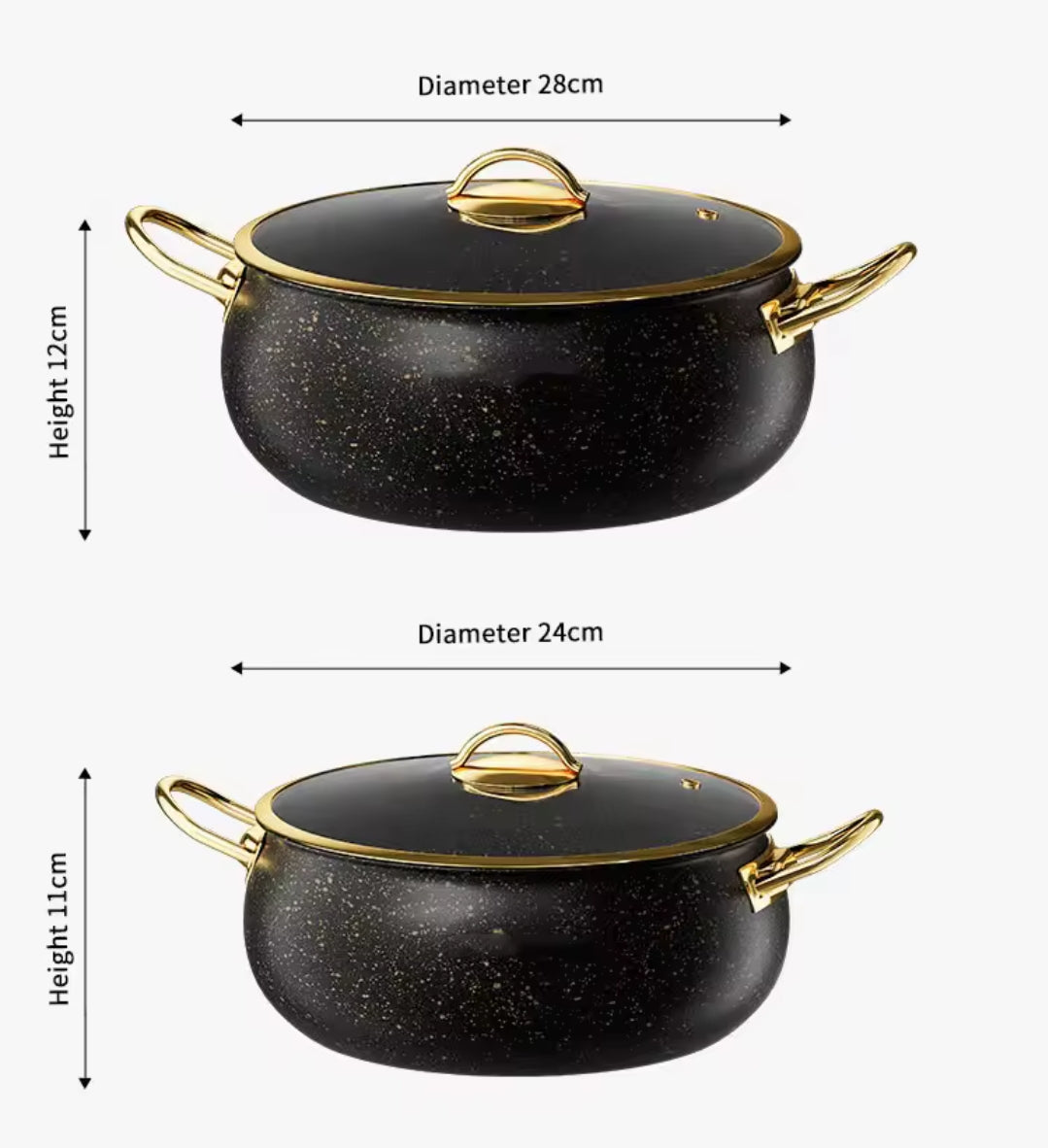 9 Piece Granite Classy Cookware Set- Furaha Finds Kenya