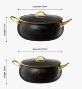 9 Piece Granite Classy Cookware Set- Furaha Finds Kenya
