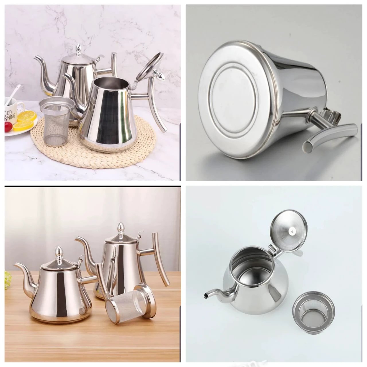 Stainless Steel Infusion Kettle/Teapot with Removable Infuser Infusion kettle