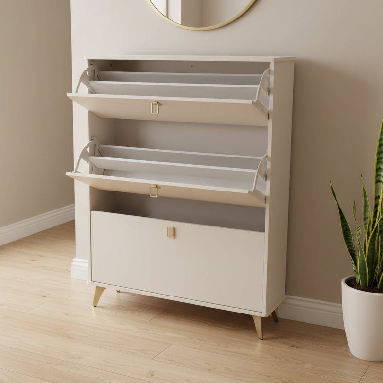 3-Drawer Shoe Rack Cabinet Bedroom Furniture Shoe Cabinets