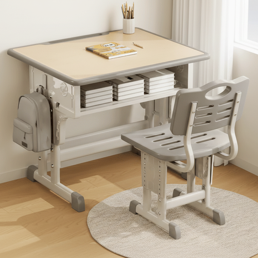 Adjustable Kids Study Table and Chair Set