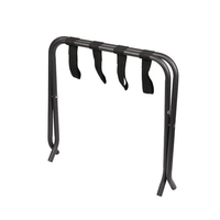 Foldable Metal Luggage Rack Suitcase Stand Heavy Duty 68.5×35×58cm Luggage rack Luggage Racks & Stands