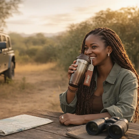 Jeep Thermos Cup Rugged Vacuum Insulated Outdoors Kitchen & Dining Thermoses