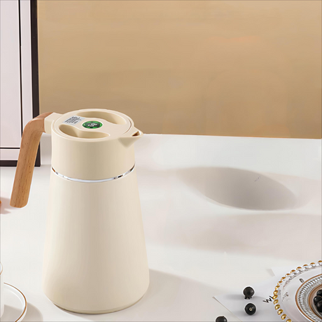 Premium Quality Double Wall Copper Plated Thermal Vacuum Flask with Filter – 1.5L- Furaha Finds Kenya
