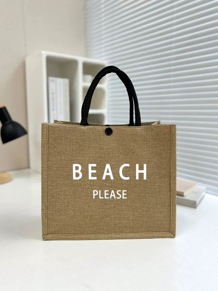 Beach Print Tote Bag – Perfect for Travel and Vacations