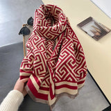 Luxury Double-Sided Cashmere Scarf Cold essentials Scarves