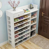 7-Layer Wooden Shoe Rack with Drawer Shoe rack Shoe Racks
