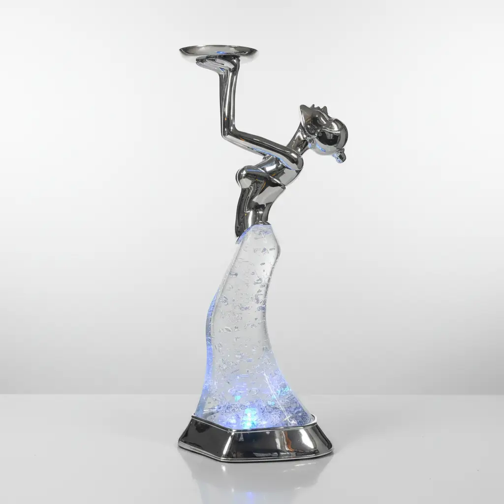 Mermaid LED Colour Changing Candle Holder Lamp