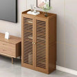2-Door Bamboo Storage Cabinet Storage cabinet Storage Cabinets
