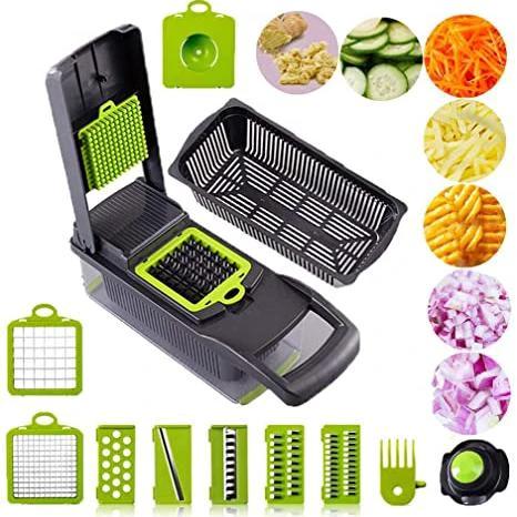 16pcs Veggie Cutter Slicer Dicer Chopper Veggie cutter