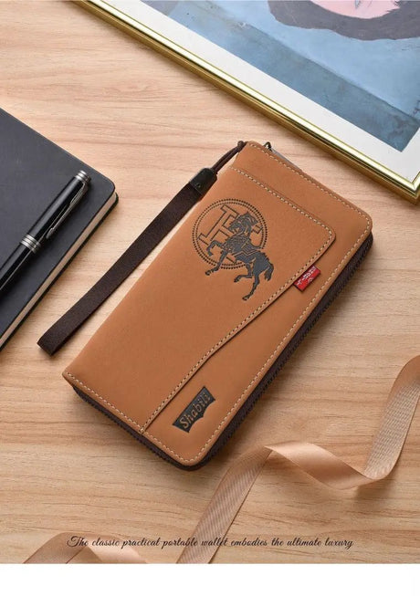 Premium Long Leather Wallet With Multi Card Slots Daily Accessories Wallets