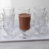Irish Coffee Glass Cups Irish glass Coffee & Tea Sets