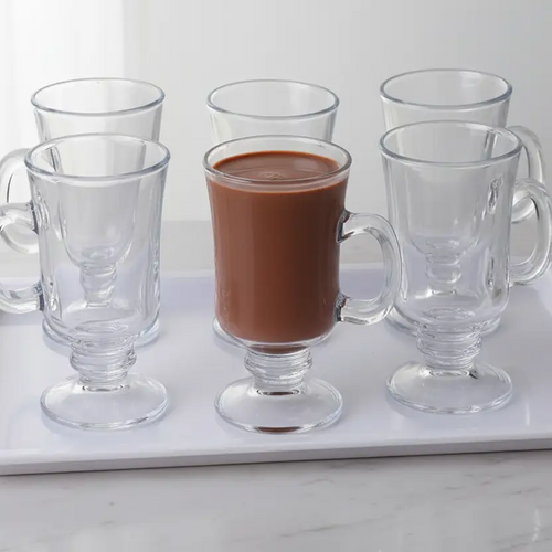 Irish Coffee Glass Cups Irish glass Coffee & Tea Sets