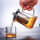 Borosilicate Glass Teapot with Infuser Nordic Style Heat Resistant 950ml Kettle- Furaha Finds Kenya