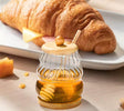 Glass Honey Dispenser Jar with Bamboo Lid, Base & Dipper- Furaha Finds Kenya