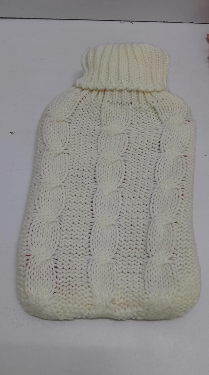 Furaha Finds 2L Hot Water Bottle with Knitted Cover