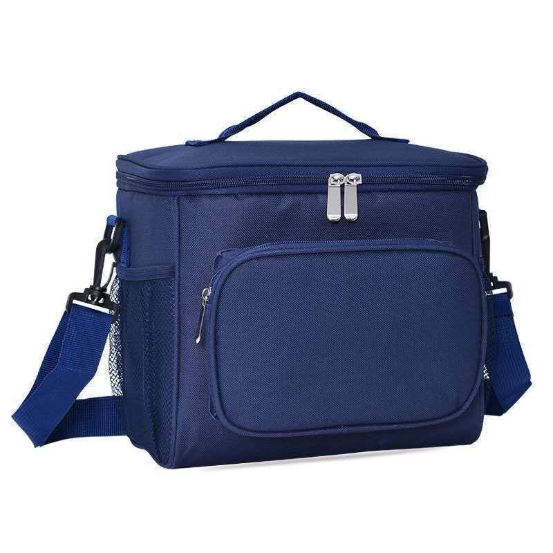 Thermal Insulated Lunch Bag Cooler Bag Waterproof Oxford Fabric 26x17x22cm