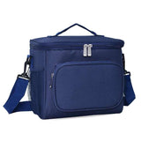Thermal Insulated Lunch Bag Cooler Bag Waterproof Oxford Fabric 26x17x22cm