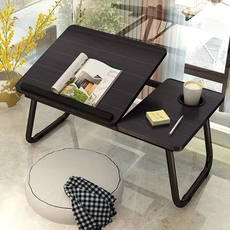 Adjustable Tilting Laptop Folding Table Stand Desk for Bed and Sofa with Foldable Legs.