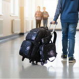 3 In 1 Rolling Trolley School Bag School Backpacks