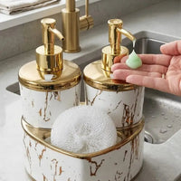Heart Twin Ceramic Soap Dispenser Set Soap dispenser Soap & Lotion Dispensers
