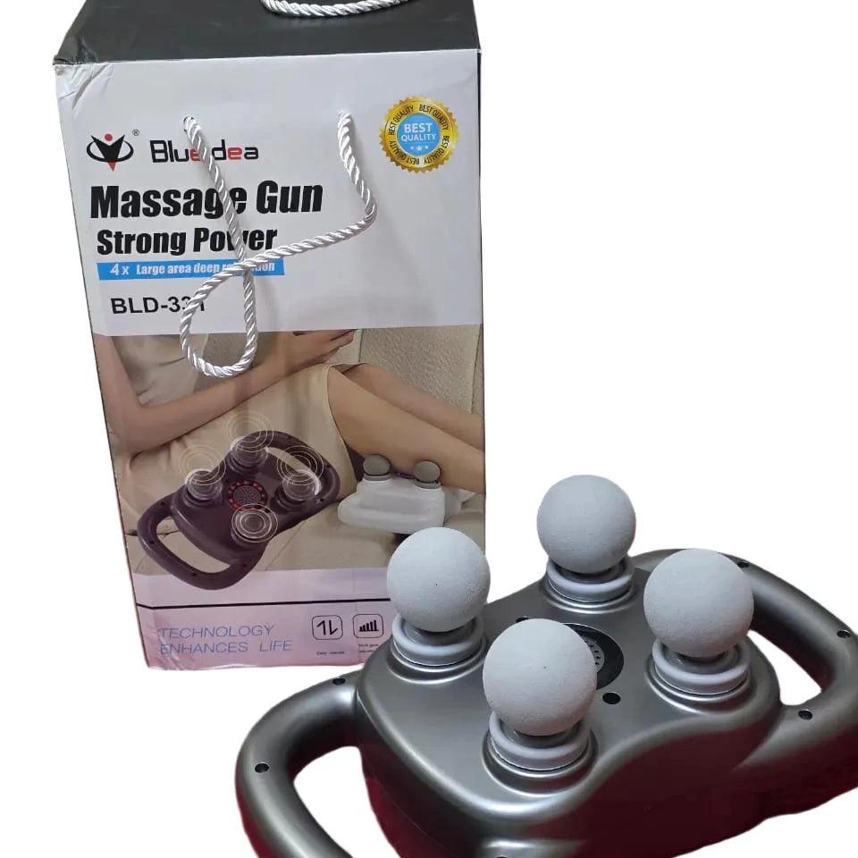 Powerful Four Head Deep Tissue Percussion Massager Beauty & Personal Care Electric Massagers