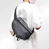 Travel Unisex Crossbody Bag – Waterproof with Retractable Key Chain