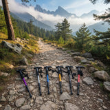 Anti-Shock Adjustable Trekking Pole Travel Accessories Hiking Poles