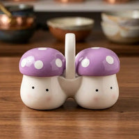 Mushroom Twin Sugar Dish Sugar dish Sugar Bowls