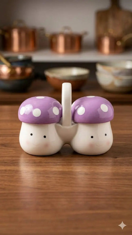 Mushroom Twin Sugar Dish Sugar dish Sugar Bowls