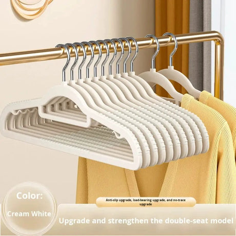 Non-Slip Plastic Clothes Hangers (10 pcs) Hangers Hangers