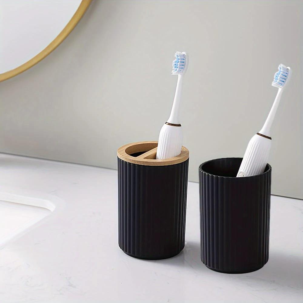Luxury 6-Piece Bathroom Accessories Set Gold & Silver Round Design Bathroom Accessories Bathroom Accessory Sets