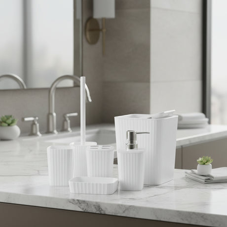 6 Piece Bathroom Accessories Set Bathroom Accessories Bathroom Accessory Sets