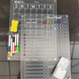Magnetic Chores Planner 2-Piece Set with Pens and Eraser Home organizer Storage & Organization