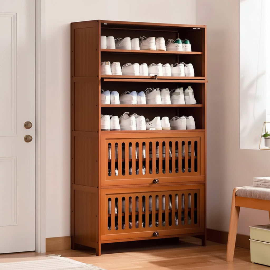 9 Layer Bamboo Shoe Cabinet Shoe cabinet Shoe Cabinets