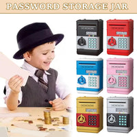 Electronic ATM Piggy Bank - Password Money Box with Auto Cash Counter Treasure keeper