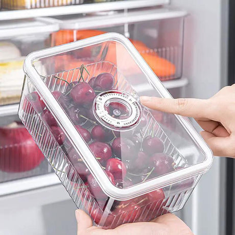 3 Pc Acrylic Fridge Organizer Set Fridge organizer Kitchen Organizers