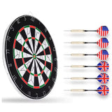 18-Inch Double-Sided Flocked Dart Board Set Dart board Dartboards