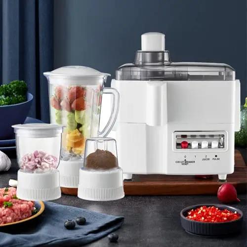RAF 4-in-1 Blender,Juicer,Grinder & Mill Food processor Food Processors