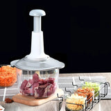 Manual Vegetable Mincer Press Type Food Chopper and Grinder