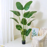 Nordic High-Quality Potted Artificial Green Tree