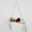 Macrame Hanging Wall Shelf Floating shelf Shelving