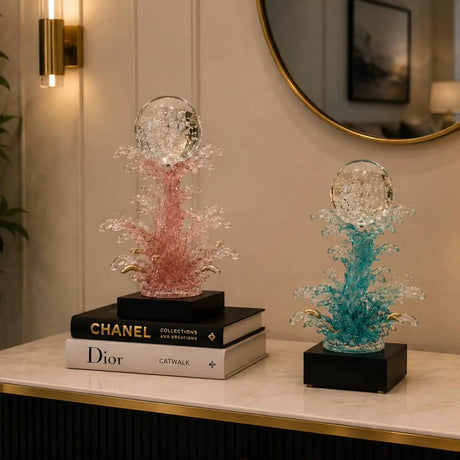 Modern Resin Ocean Wave Sculpture Sculpture Sculptures & Statues