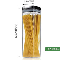4-Piece Transparent Acrylic Pantry Storage Containers Storage container Food Storage Containers