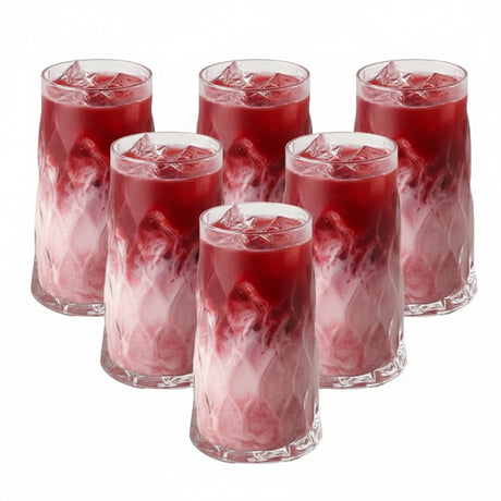 Diamond Rhombus Multifunctional Glass Cups Cordial Glasses